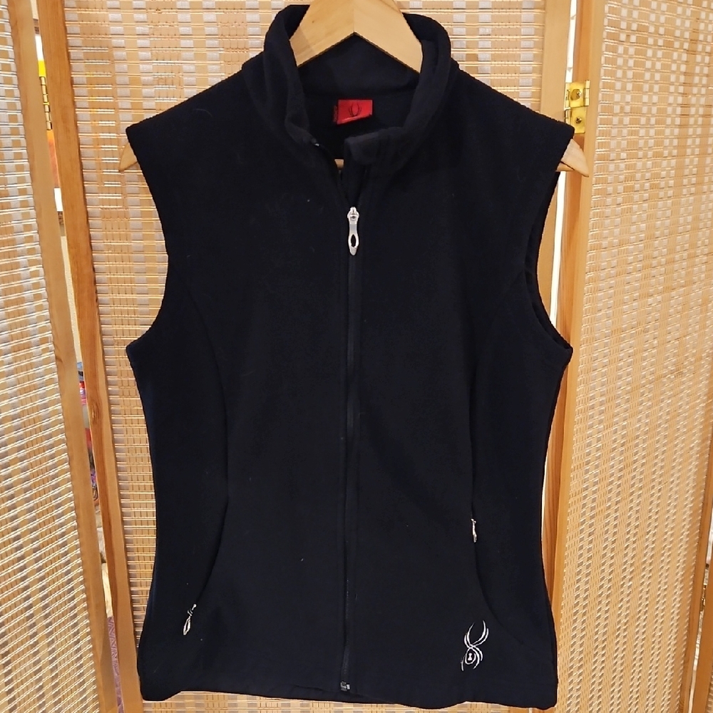Spyder Black Sleeveless Jacket
